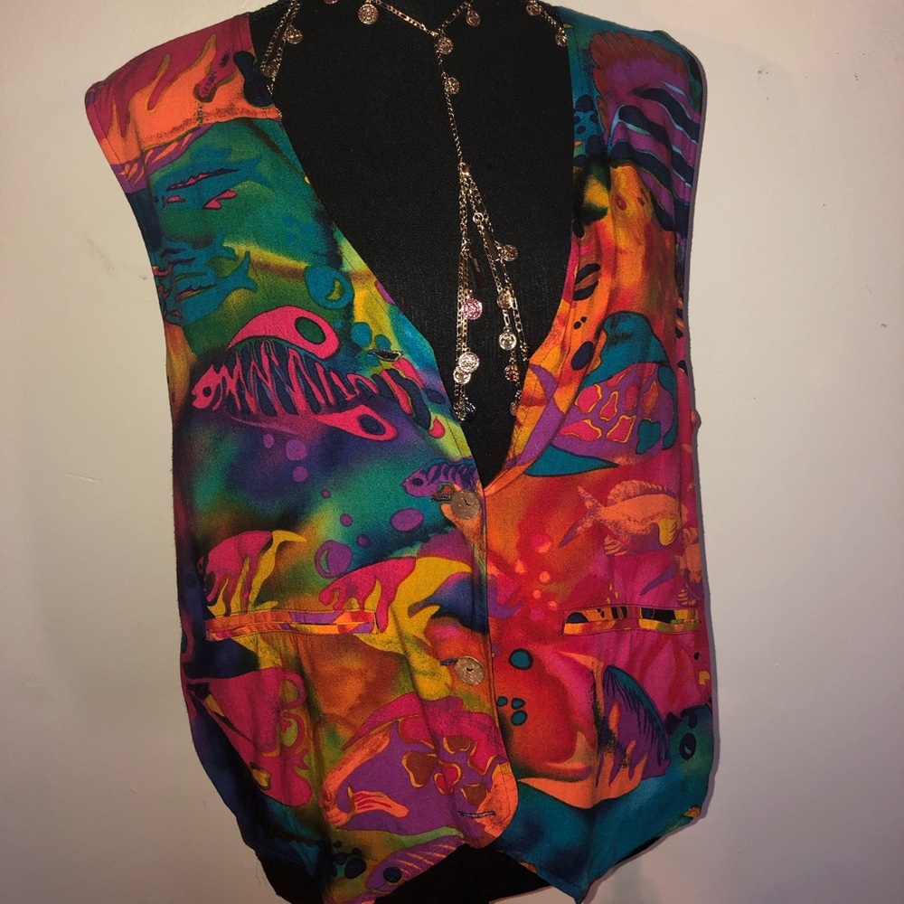 Vintage Carole Little Vest